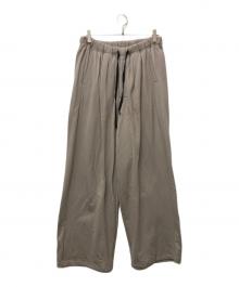ANCELLM（アンセルム）の古着「2TUCK SWEAT PANTS」｜ベージュ