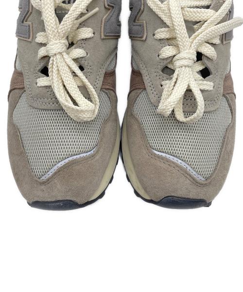 NEW BALANCE（ニューバランス）NEW BALANCE (ニューバランス) AURALEE (オーラリー) ローカットスニーカー ベージュ サイズ:27.5の古着・服飾アイテム