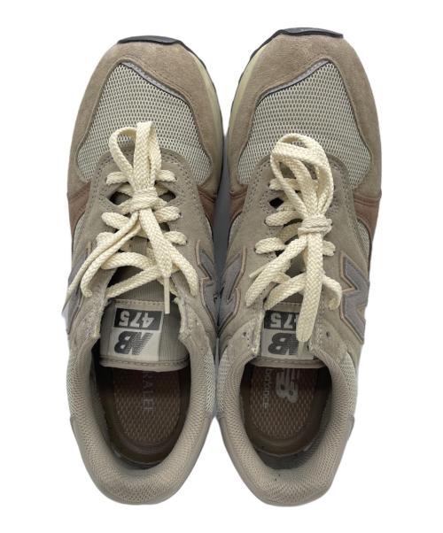 NEW BALANCE（ニューバランス）NEW BALANCE (ニューバランス) AURALEE (オーラリー) ローカットスニーカー ベージュ サイズ:27.5の古着・服飾アイテム