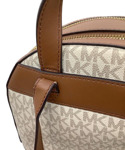 MICHAEL KORS（マイケルコース）MICHAEL KORS (マイケルコース) リュック アイボリー×ブラウンの古着・服飾アイテム