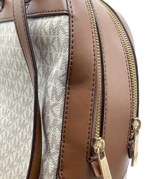 MICHAEL KORS（マイケルコース）MICHAEL KORS (マイケルコース) リュック アイボリー×ブラウンの古着・服飾アイテム