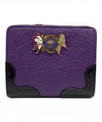 ANNA SUI×鬼滅の刃アナスイ×キメツノヤイバ）の古着「鬼滅の刃　胡蝶姉妹モデル　2つ折り財布」｜パープル