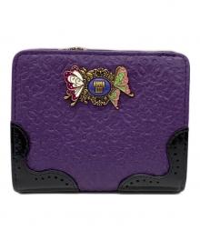 ANNA SUI×鬼滅の刃（アナスイ×キメツノヤイバ）の古着「鬼滅の刃　胡蝶姉妹モデル　2つ折り財布」｜パープル