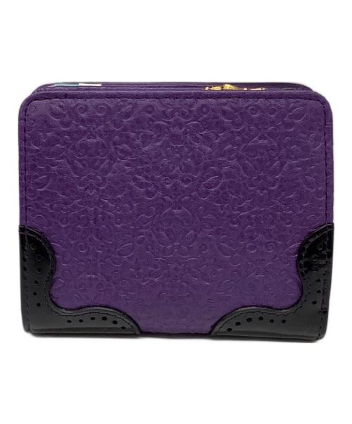 ANNA SUI（アナスイ）ANNA SUI (アナスイ) 鬼滅の刃 (キメツノヤイバ) 鬼滅の刃　胡蝶姉妹モデル　2つ折り財布 パープル 未使用品の古着・服飾アイテム
