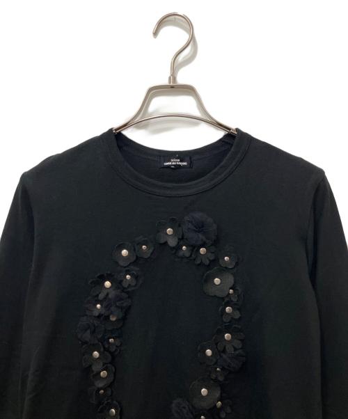 tricot COMME des GARCONS（トリココムデギャルソン）tricot COMME des GARCONS (トリココムデギャルソン) 長袖カットソー ブラック サイズ:Lの古着・服飾アイテム