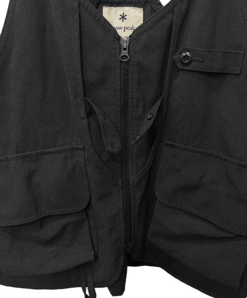 Snow peak（スノーピーク）snow peak (スノーピーク) TAKIBI Vest ブラック サイズ:Sの古着・服飾アイテム