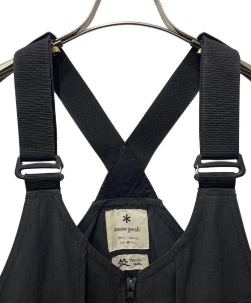 Snow peak（スノーピーク）snow peak (スノーピーク) TAKIBI Vest ブラック サイズ:Sの古着・服飾アイテム