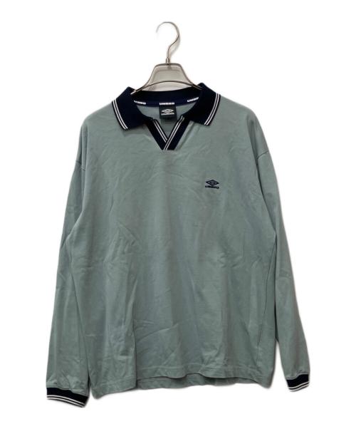 UMBRO（アンブロ）UMBRO (アンブロ) UNITED ARROWS (ユナイテッドアローズ) ゲームシャツ ライトブルー×ネイビー サイズ:Mの古着・服飾アイテム