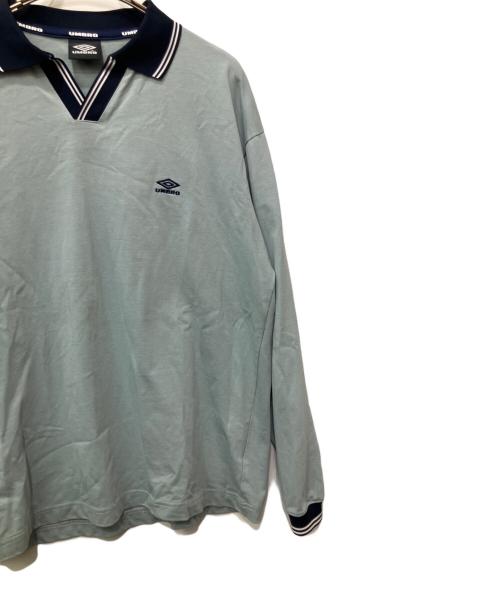 UMBRO（アンブロ）UMBRO (アンブロ) UNITED ARROWS (ユナイテッドアローズ) ゲームシャツ ライトブルー×ネイビー サイズ:Mの古着・服飾アイテム