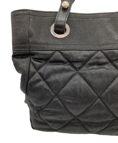 CHANEL（シャネル）CHANEL (シャネル) パリビアリッツ　ハンドバッグ ブラックの古着・服飾アイテム