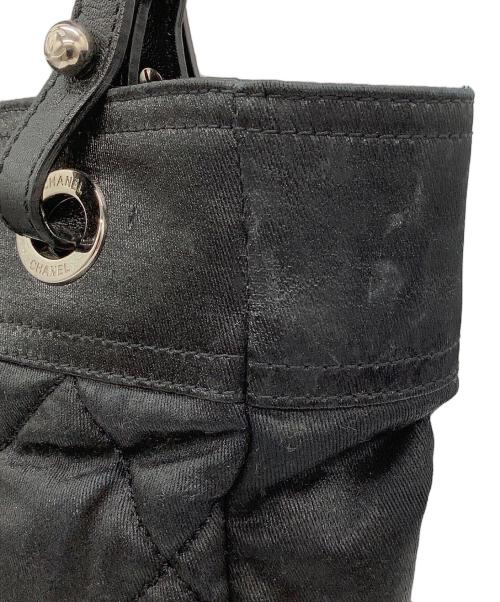 CHANEL（シャネル）CHANEL (シャネル) パリビアリッツ　ハンドバッグ ブラックの古着・服飾アイテム