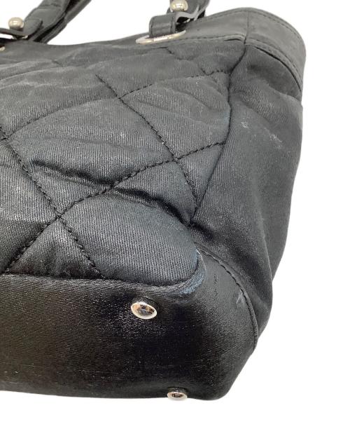 CHANEL（シャネル）CHANEL (シャネル) パリビアリッツ　ハンドバッグ ブラックの古着・服飾アイテム