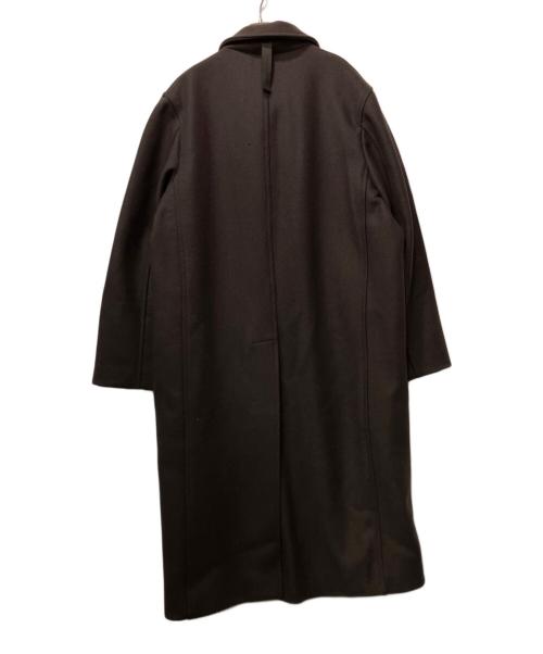 ZARA（ザラ）ZARA (ザラ) STUDIO NICHOLSON (スタジオ ニコルソン) パッチレザーロングコート ブラウン サイズ:Mの古着・服飾アイテム