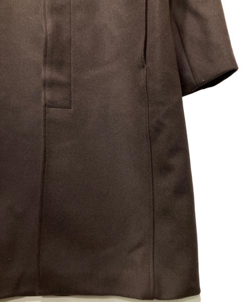 ZARA（ザラ）ZARA (ザラ) STUDIO NICHOLSON (スタジオ ニコルソン) パッチレザーロングコート ブラウン サイズ:Mの古着・服飾アイテム