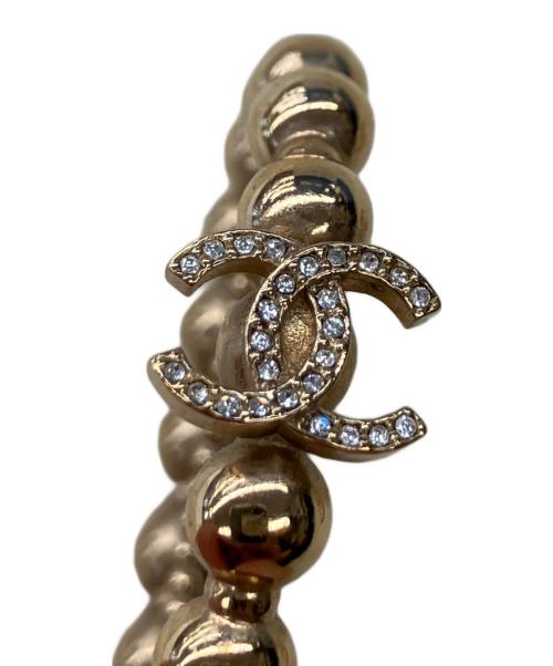 CHANEL（シャネル）CHANEL (シャネル) フープピアス ゴールドの古着・服飾アイテム