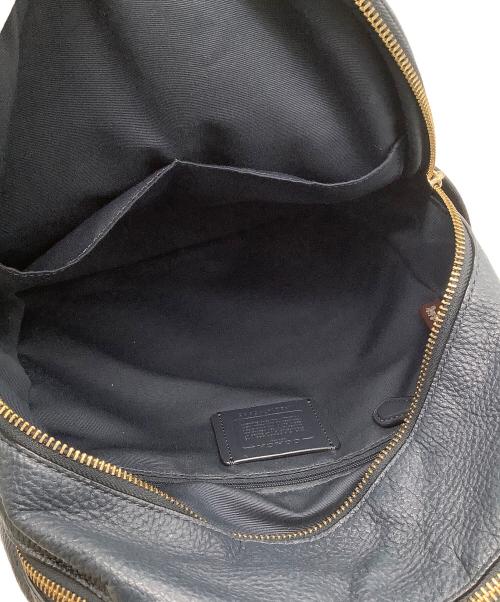 COACH（コーチ）COACH (コーチ) レザーリュック ネイビーの古着・服飾アイテム