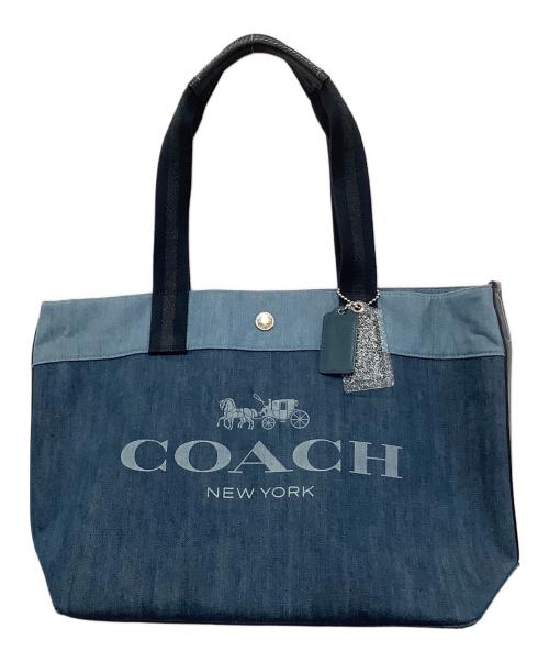 COACH（コーチ）COACH (コーチ) デニムトートバッグ インディゴの古着・服飾アイテム