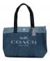 COACH（コーチ）の古着「デニムトートバッグ」｜インディゴ