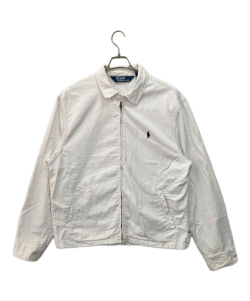 POLO RALPH LAUREN（ポロ・ラルフローレン）POLO RALPH LAUREN (ポロ・ラルフローレン) スイングトップ ホワイト サイズ:L/Gの古着・服飾アイテム