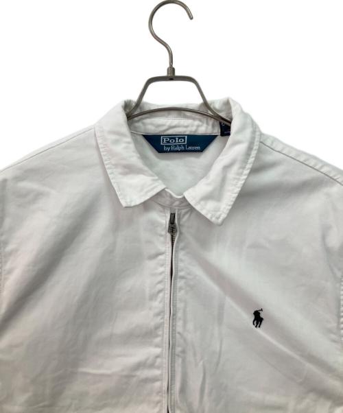 POLO RALPH LAUREN（ポロ・ラルフローレン）POLO RALPH LAUREN (ポロ・ラルフローレン) スイングトップ ホワイト サイズ:L/Gの古着・服飾アイテム