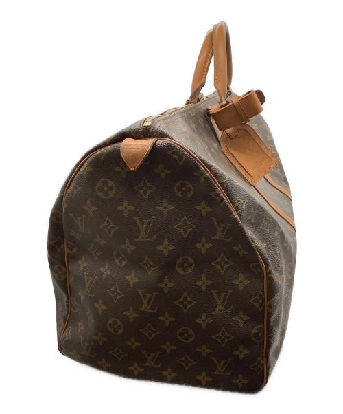 LOUIS VUITTON（ルイ ヴィトン）LOUIS VUITTON (ルイ ヴィトン) モノグラム　キーポル55　トラベルバッグ ブラウンの古着・服飾アイテム