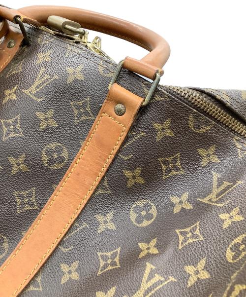 LOUIS VUITTON（ルイ ヴィトン）LOUIS VUITTON (ルイ ヴィトン) モノグラム　キーポル55　トラベルバッグ ブラウンの古着・服飾アイテム