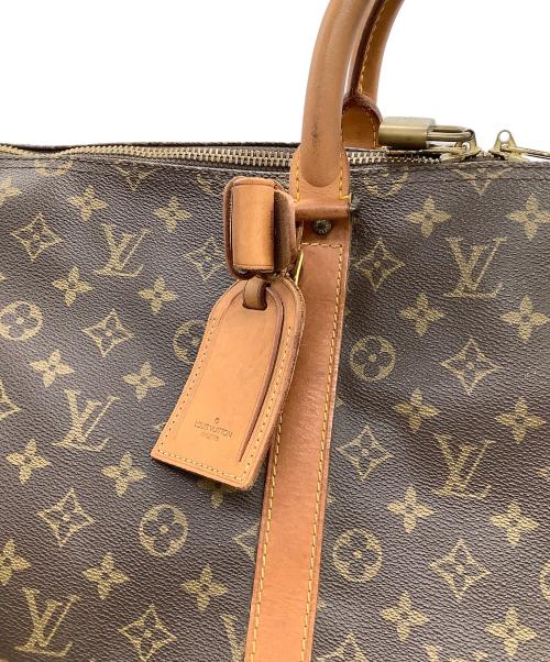 LOUIS VUITTON（ルイ ヴィトン）LOUIS VUITTON (ルイ ヴィトン) モノグラム　キーポル55　トラベルバッグ ブラウンの古着・服飾アイテム