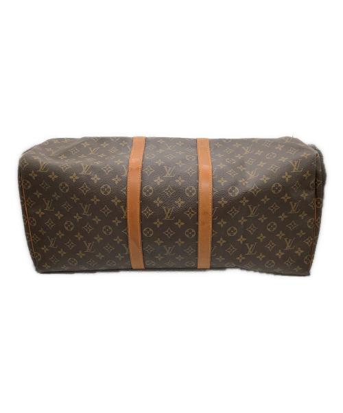 LOUIS VUITTON（ルイ ヴィトン）LOUIS VUITTON (ルイ ヴィトン) モノグラム　キーポル55　トラベルバッグ ブラウンの古着・服飾アイテム