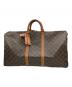 LOUIS VUITTON（ルイ ヴィトン）の古着「モノグラム　キーポル55　トラベルバッグ」｜ブラウン