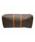 中古・古着 LOUIS VUITTON (ルイ ヴィトン) モノグラム　キーポル55　トラベルバッグ ブラウン：60000円