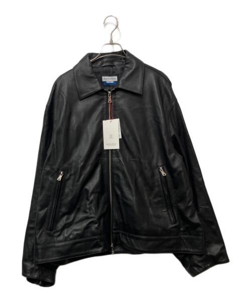 MAISON SPECIAL（メゾンスペシャル）MAISON SPECIAL (メゾンスペシャル) シープレザープライムオーバーシングルライダースジャケット ブラック サイズ:2 未使用品の古着・服飾アイテム
