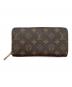LOUIS VUITTON（ルイ ヴィトン）の古着「モノグラム　ジッピー ウォレット　長財布」｜ブラウン