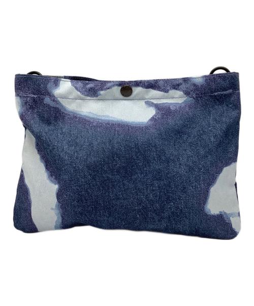 THE NORTH FACE（ザ ノース フェイス）THE NORTH FACE (ザ ノース フェイス) Supreme (シュプリーム) Bleached Denim Shoulder Bag ショルダーバッグ ブルー×ホワイトの古着・服飾アイテム