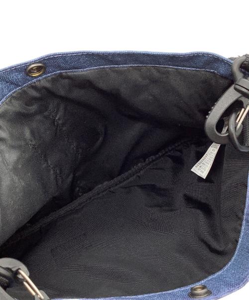 THE NORTH FACE（ザ ノース フェイス）THE NORTH FACE (ザ ノース フェイス) Supreme (シュプリーム) Bleached Denim Shoulder Bag ショルダーバッグ ブルー×ホワイトの古着・服飾アイテム