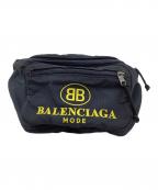 BALENCIAGAバレンシアガ）の古着「Explorer Belt Bag BB Mode　ウエストバッグ」｜ネイビー