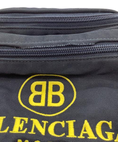 BALENCIAGA（バレンシアガ）BALENCIAGA (バレンシアガ) Explorer Belt Bag BB Mode　ウエストバッグ ネイビーの古着・服飾アイテム
