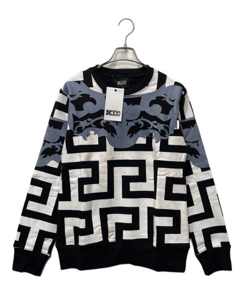 KTZ（ケーティーゼット）KTZ (ケーティーゼット) スウェット ブラック×グレー サイズ:M 未使用品の古着・服飾アイテム