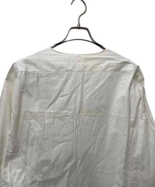 ロシア軍（ロシアンアーミー）ロシア軍 (ロシアンアーミー) 長袖カットソー ホワイト サイズ:50-4の古着・服飾アイテム