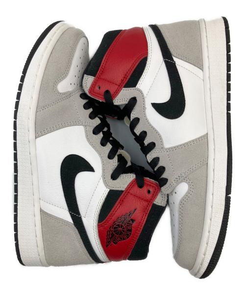 NIKE（ナイキ）NIKE (ナイキ) スニーカー ホワイト×グレー×レッド サイズ:27の古着・服飾アイテム