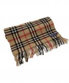Burberry'sバーバリーズ）の古着「マフラー」｜ブラウン×グレー