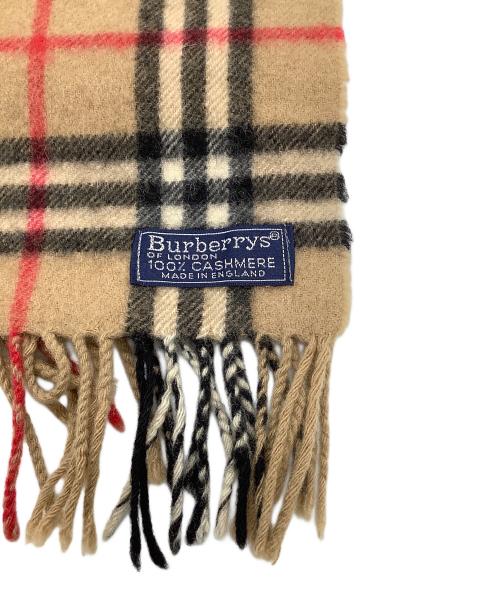 Burberry's（バーバリーズ）Burberry's (バーバリーズ) マフラー ブラウン×グレーの古着・服飾アイテム