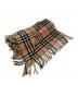 Burberry's (バーバリーズ) マフラー ブラウン×グレー：8000円