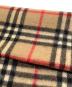 中古・古着 Burberry's (バーバリーズ) マフラー ブラウン×グレー：8000円