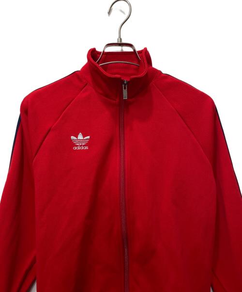 adidas（アディダス）adidas (アディダス) トラックジャケット レッド×ネイビー サイズ:Sの古着・服飾アイテム