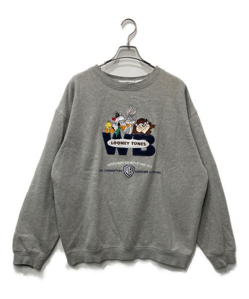 warner bros. Studio Store（ワーナーブラザーズスタジオストア）warner bros. Studio Store (ワーナーブラザーズスタジオストア) スウェット グレー サイズ:Mの古着・服飾アイテム