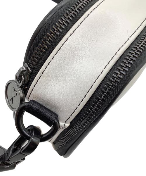 PUMA（プーマ）PUMA (プーマ) ami (アミ) SMALL SHOULDER BAG　ショルダーバッグ ホワイト×ブラックの古着・服飾アイテム