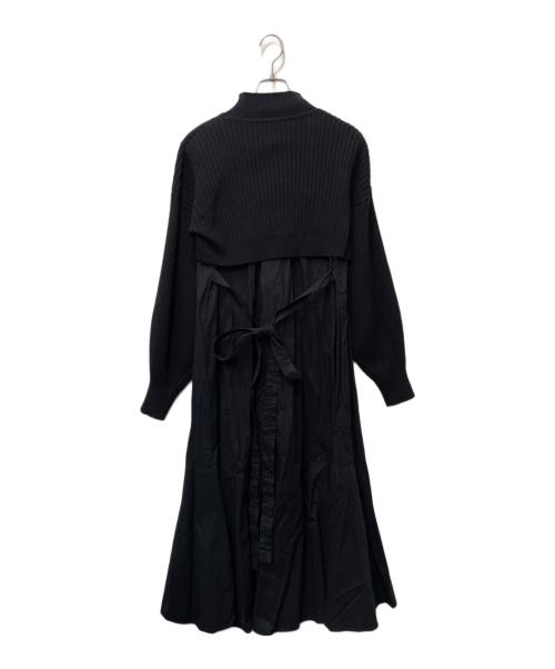 Snidel（スナイデル）Snidel (スナイデル) ワンピースセーターセット ブラック サイズ:Fの古着・服飾アイテム