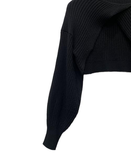 Snidel（スナイデル）Snidel (スナイデル) ワンピースセーターセット ブラック サイズ:Fの古着・服飾アイテム