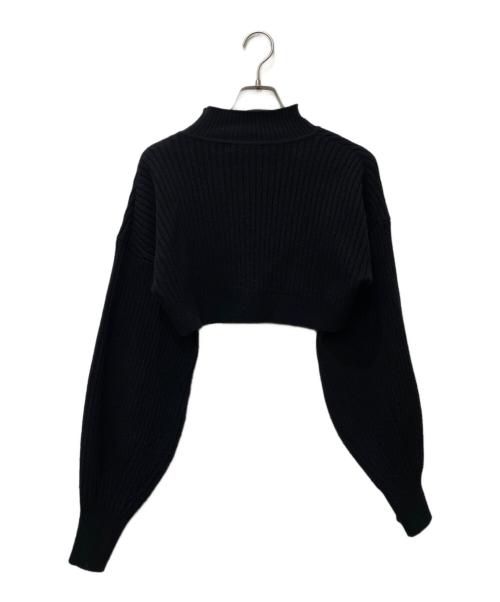 Snidel（スナイデル）Snidel (スナイデル) ワンピースセーターセット ブラック サイズ:Fの古着・服飾アイテム