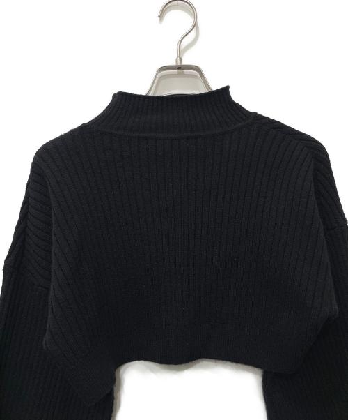 Snidel（スナイデル）Snidel (スナイデル) ワンピースセーターセット ブラック サイズ:Fの古着・服飾アイテム